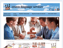 Tablet Screenshot of crownlang.com